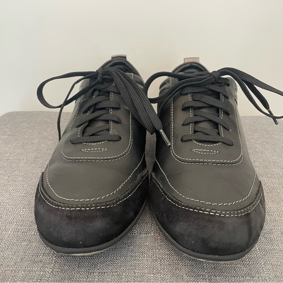 VIONIC Willa Leather Sneaker - Black Size 8.5 - Picture 3 of 10